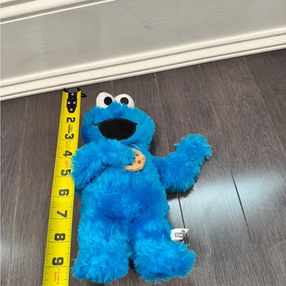 Sesame Street Cookie Monster 10” in Blue Plush Stuffed Animal Toddler Kids Baby - Picture 9 of 9